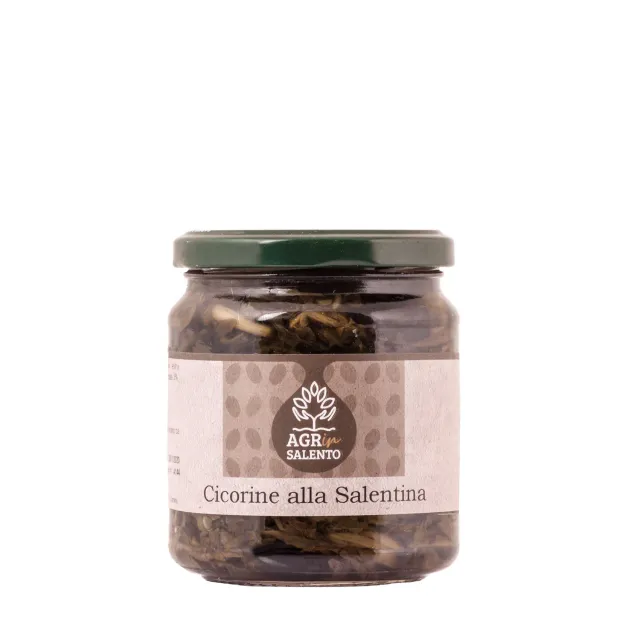 Agrinsalento Cicorie alla Salentina sottolio per contorni